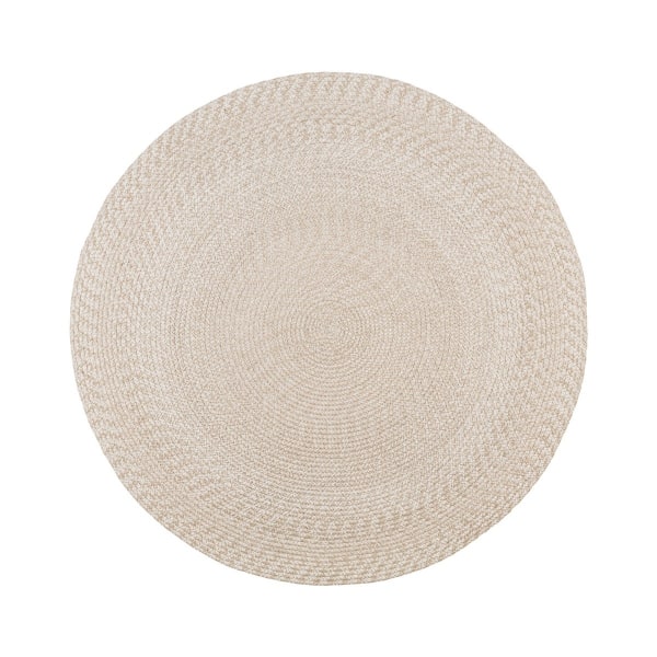Rootz Menorca -pyöreä matto - pyöreä matto - ympäristöystävällinen lattiapäällyste - kestävä lemmikki - Ø120cm