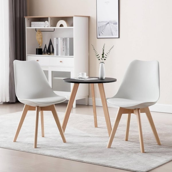 Rootz matstol - Ergonomisk stol - Bekväma sittplatser - Högdensitetsskum - Stabil - Golvsäker - Enkel montering - 82 cm x 48 cm x 40,5 cm