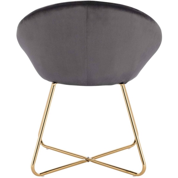 Rootz Velvet Dining Chair - Ergonomisk stol - Bekväma sittplatse