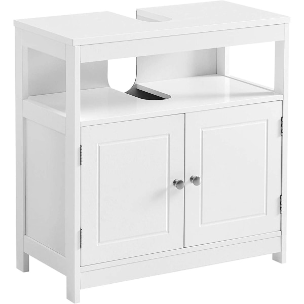 Rootz Tvättställsunderskåp - Badrumsskåp - Underskåp - Skandinavisk - Vit - MDF - 60 x 30 x 60 cm