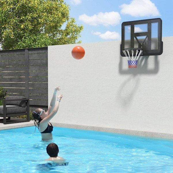 Rootz väggmonterad baskethopp - tårbeständig nät - väderbeständig - Hållbar - 110x75 cm Shatterproof backboard - inomhus utomhusanvändning