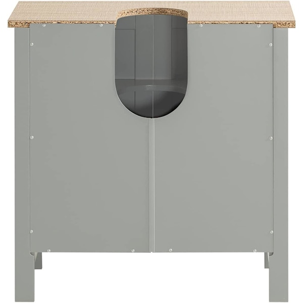 Rootz Under diskbänksskåp Badrum - Underdel - Badrumsförvaringsskåp med dubbla dörrar - B60 x D30 x H60cm