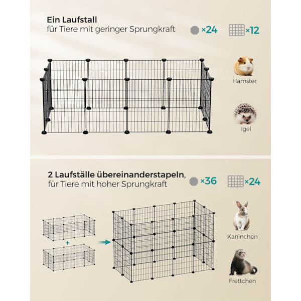 Rootz Black Metal Grid Storage Organizer - Wire Grid Rack - Grid Panel Organizer - Holdbar ABS-plastik - Alsidig opbevaringsløsning - Nem montering -