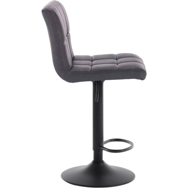 Rootz Barpall - Justerbar bänkstol - Vridbar barstol - Ergonomisk komfort - Hållbar & Långvarig - Säker & Stabil - Imiterat läder - 92cm-114cm x 44cm