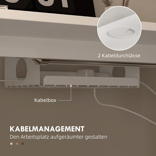 Rootz elektriskt justerbart stående skrivbord - Höjdjusterbart skrivbord - Sit Stand-skrivbord - Minnesfunktion - 120cm x 60cm x 72-116cm