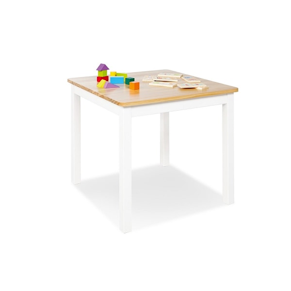 Rootz Fenna Børnebord - Børnebord - Solid træbord - Holdbart design - 56,5 cm x 56,5 cm x 50,5 cm