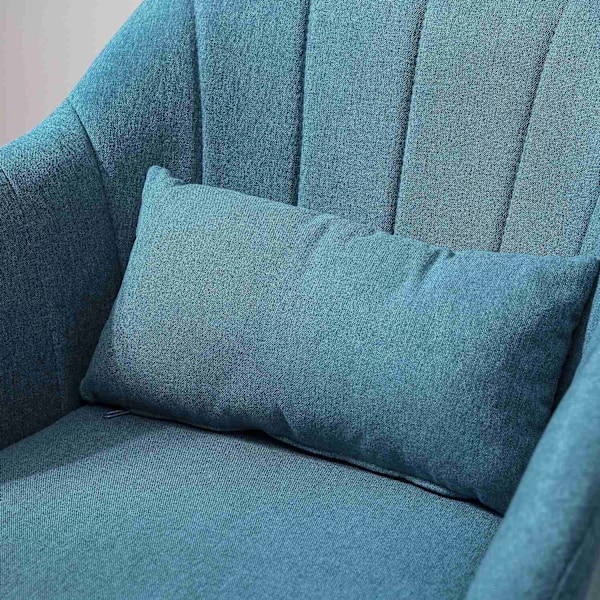 Rootz Lounge Stol - Afslapningsstol - Sovestol - Lumbar Support - 60L X 60W X 79-91H CM - Blå
