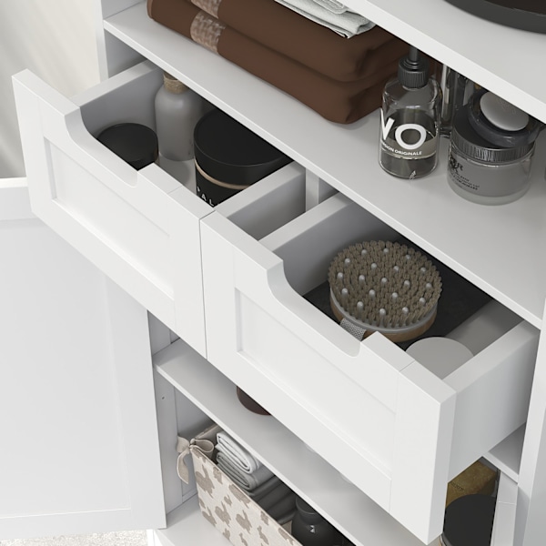 Rootz badeværelse skab - opbevaringsenhed - arrangør - justerbar hylde - 60 x 30 x 109 cm