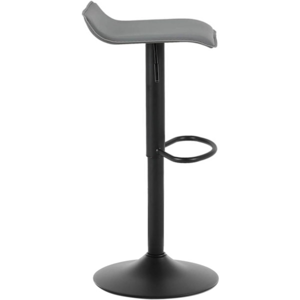 Rootz Barpall - Kökspall - Bänkpall - Ergonomisk sittplats - Stomme i konstläder/metall - Justerbar höjd - 38,5 cm x 39 cm