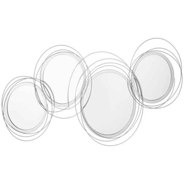Rootz Mirror Set til vægdekoration - Wall Mirror - Hallway Mirror - Forbedrer elegance - 107 cm x 4 cm x 56 cm