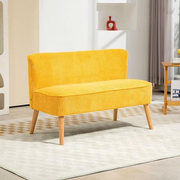 Rootz tvåsitssoffa - Loveseat - Liten soffa - Max Comfort - 117W x 56,5D x 77H cm