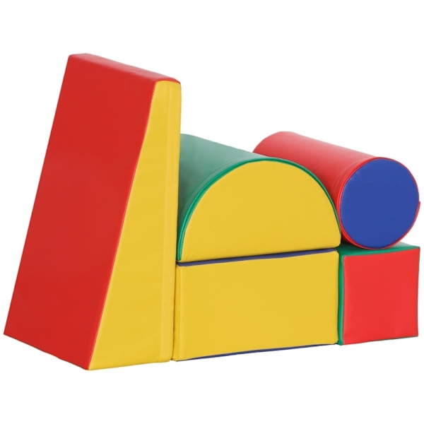 Rootz Soft Building Block Set - Leksakskuber - Utbildningsleksak - Motorisk skicklighetsutveckling - 40,6 cm x 40,6 cm x 20,3 cm - EPE-skum