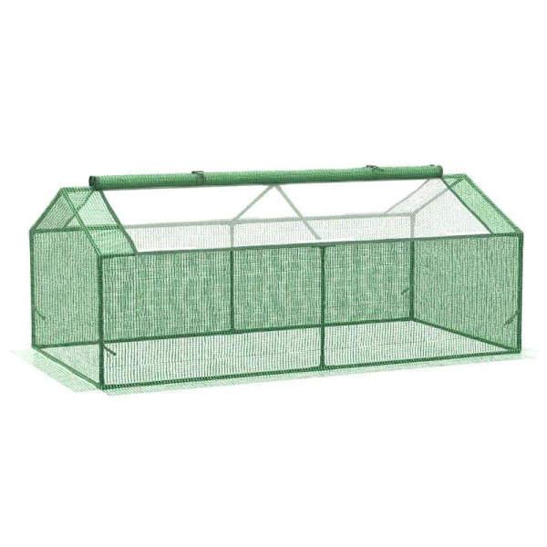 Rootz Greenhouse - Kalvokasvihuone ikkunalla - Tomaattitalo - Kylmäkehys - Vihreä - 180 x 90 x 70 cm