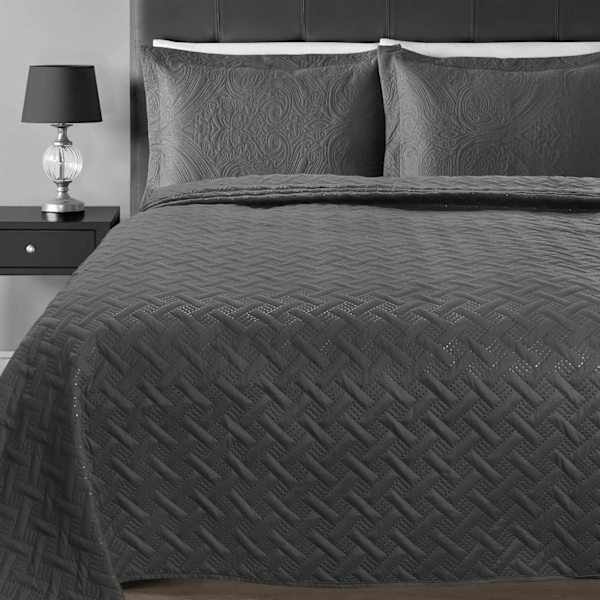 Rootz Geometric Överkast - Påslakan - Vändbart täcke - 100 % mikrofiber - Modern design - 170 cm x 210 cm, 220 cm x 240 cm, 240 cm x 260 cm