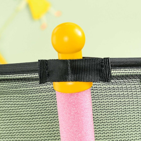 Rootz Children’s Trampoline - Kids Bouncer - Jumping Mat - Safety Net - Ø163.5 cm x 190 cm - Stålramme - Polstret - Max Load 50 kg