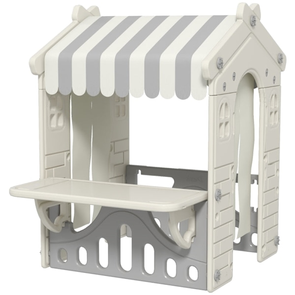 Rootz Kids Playhouse - Lasten leikkiteltta - Sisällä leikkimökki - HDPE-materiaali - 108cm x 80cm x 111cm