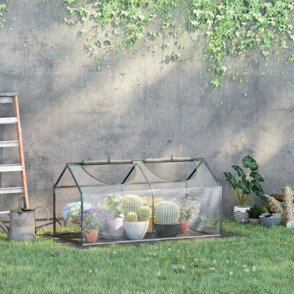 Rootz Greenhouse - Folieväxthus med fönster - PVC-växthus - Toma