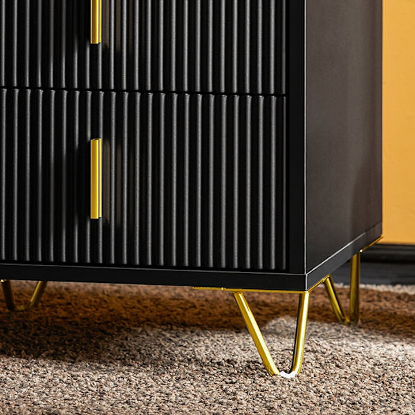 Rootz Nattduksbord - Sängbord - Sidobord - Organisera saker - 40cm x 63cm x 40cm, PB(E1), MDF(E1), metall - Elegant modern design