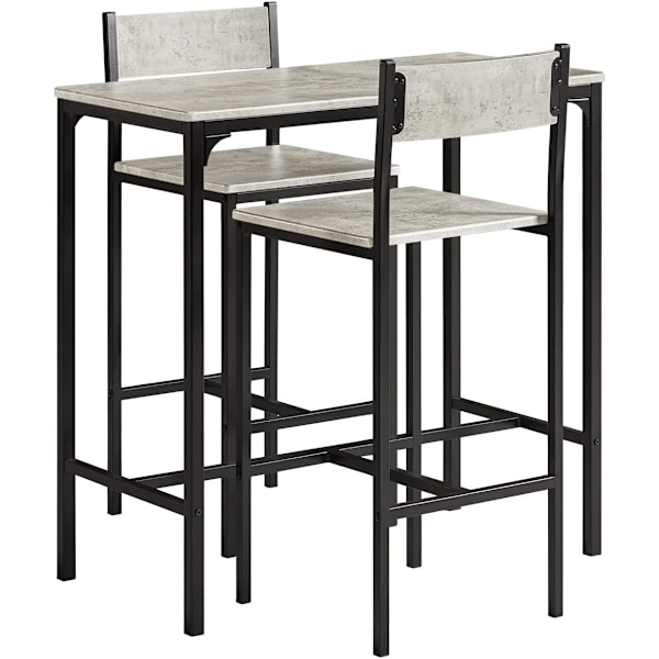 Rootz Bar Set - 1 Barbord och 2 pallar - 3 delar Hem Kök Frukost Bar Set - Möbel Matsalsset