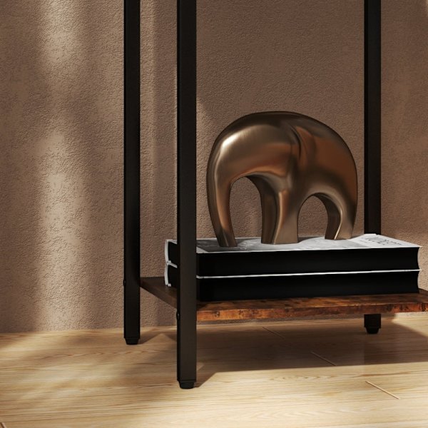 Rootz Sidebord - Sengebord - Plantestativ - Industriel Charm - 40L x 40W x 68H cm