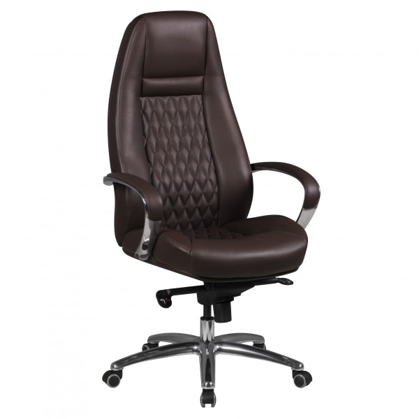 Rootz Executive Office Chair - Ægte læder - Drejelig skrivebords