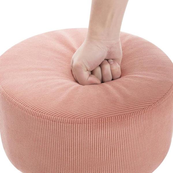 Rootz Swivel Bar Pall - Sminkpall - Salongpall - Manchestersits - Justerbar höjd - 33,5 cm x (52-67 cm) x 33,5 cm