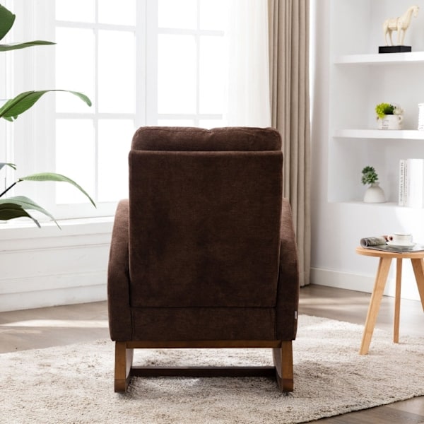 Rootz Mid-Century Modern gyngestol - Børnehavestol - Gliderstol - Optimal komfort - 68,83 cm x 93,97 cm x 100,83 cm