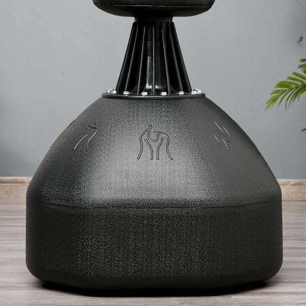 Rootz Boxing Standard - Boxing Dummy - Boksesøjle - Stål - Sort - 60 x 64 x 180 cm