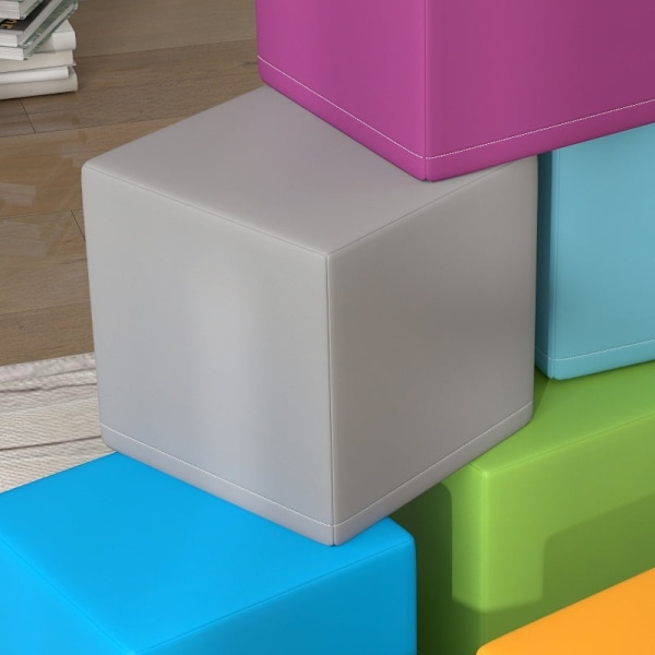 Rootz Soft Building Block Set - Skumblock - Pedagogisk leksak - Balans & koordinationsutveckling - 20cm x 20cm x 20cm