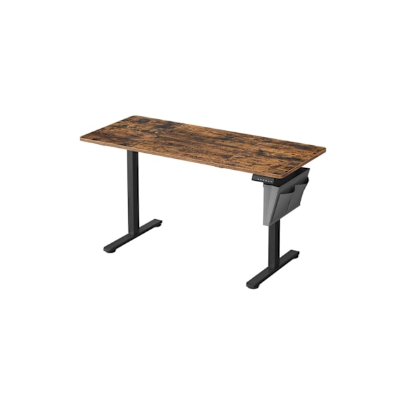Rootz elektrisk stående skrivebord - Justerbart skrivebord - Sit Stand-skrivebord - Pladsbesparende design - 60 cm x 140 cm x (72-120) cm - Spånplade