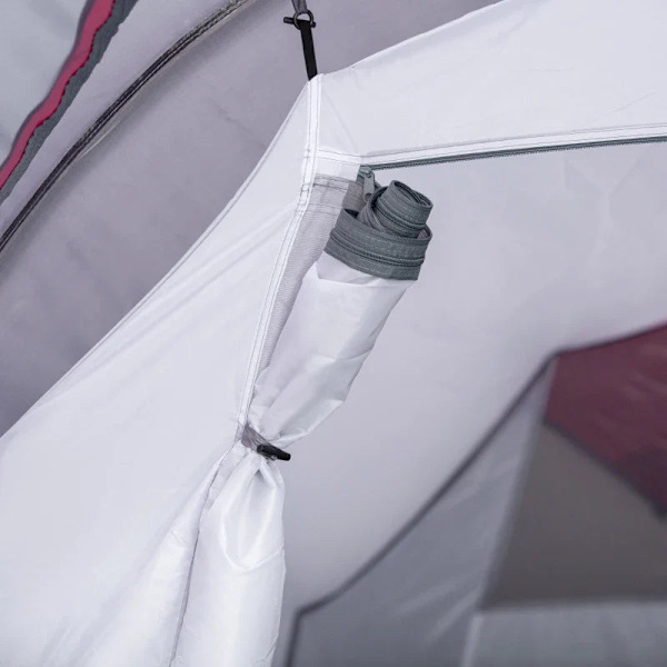 Rootz Camping Teltta - Pop Up -teltta - 2-3 henkilöä - Eteinen - Makuutila - Vedenpitävä - Kantokassi - Polyesteri-lasikuitu - Tummanharmaa - 426L x 2