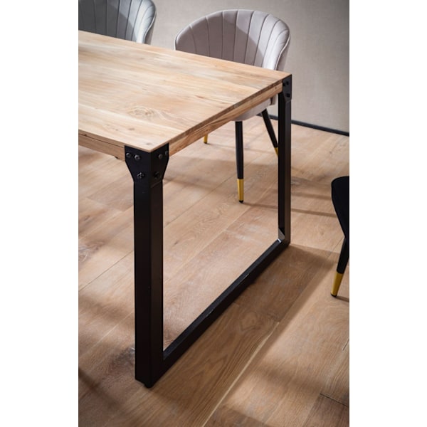 Rootz Industrial Matsalsbord - Massivt bord - Rektangulärt bord - Unik handgjord design - 180 cm x 90 cm x 76 cm
