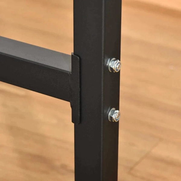 Rootz Dip Station - Dip Stand - Abdominal Trainer - Sort - 104 x 70,5 x 122 cm