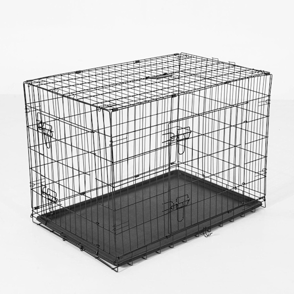 Rootz hundetransportbur - sort - jern, abs - 29,92 cm x 20,87 cm x 22,44 cm