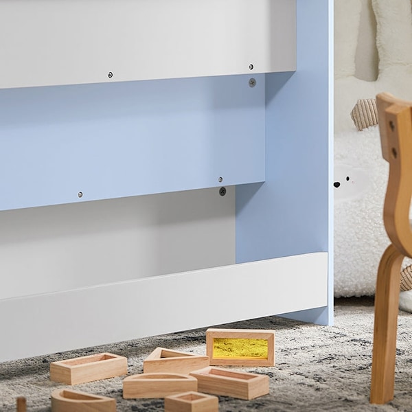 Rootz Kids Bookhelf - Children’s Bogreol - Opbevaringsenhed - Sikkerhed og bekvemmelighed - MDF E1 - 80x88x30cm