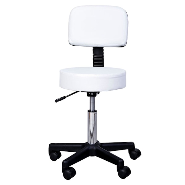 Rootz Roll Kruk - Wit - Pu - cm x 12,59 cm x 9,05 cm