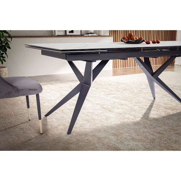 Rootz Large Matsalsbord - Modern design - Rektangulärt bord - Utrymme för 12 - 180-260 cm x 95 cm x 76 cm