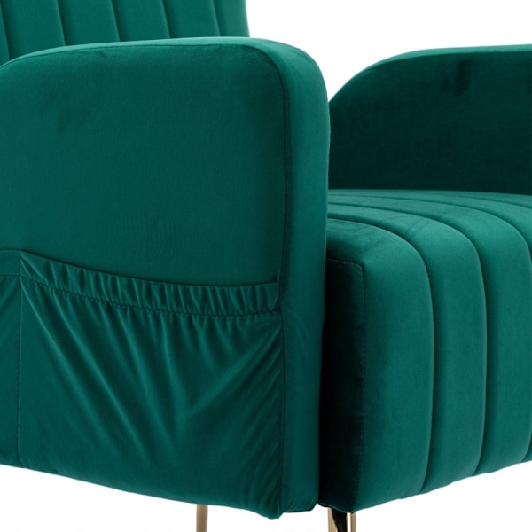 Rootz Velvet -nojatuoli - lepotuoli - Accent-istuimet - Superior mukavuus ja tyyli - 69 cm x 72 cm x 90 cm