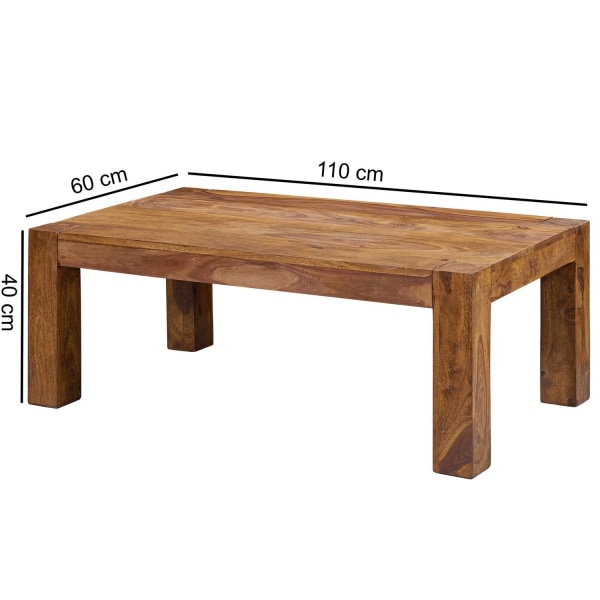 Rootz Sofabord - Massivt Træ Sofabord - Sofaborde - Træ - 110 x 60 cm