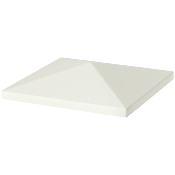 Rootz 3 x 3m Korvaava huvimajakatto - puutarhasuojakansi - Pavilion Shade - UPF30+ Suojaus - 298 cm x 298cm - valkoinen