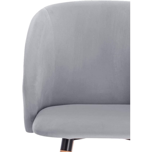 Rootz Elegant Velvet spisestuestole - Ergonomiske siddepladser - Stilfulde middagsstole - Komfortable, holdbare, alsidige - 45 cm x 46 cm x 84 cm