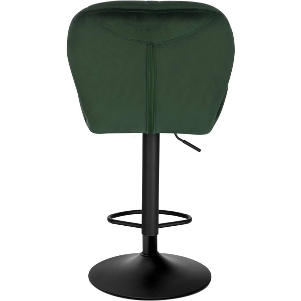 Rootz Barpall - Justerbar bänkstol - Svängbar barstol - Ergonomisk design, robust konstruktion, enkel montering - sammet och metall - 94cm-116cm x 50c