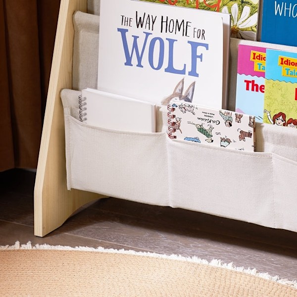 Rootz Kids Book Organizer - Shelf - Storage Unit - Multi -Purpose - Ideel til ryddighed - 63 cm x 76 cm x 28 cm