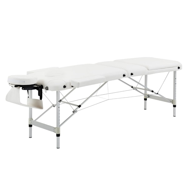 Rootz hopfällbart massagebord - Bärbar spasäng - Justerbart terapibord - Justerbart i höjdled - Robust aluminiumstomme - Bekväm skumstoppning - 215W x