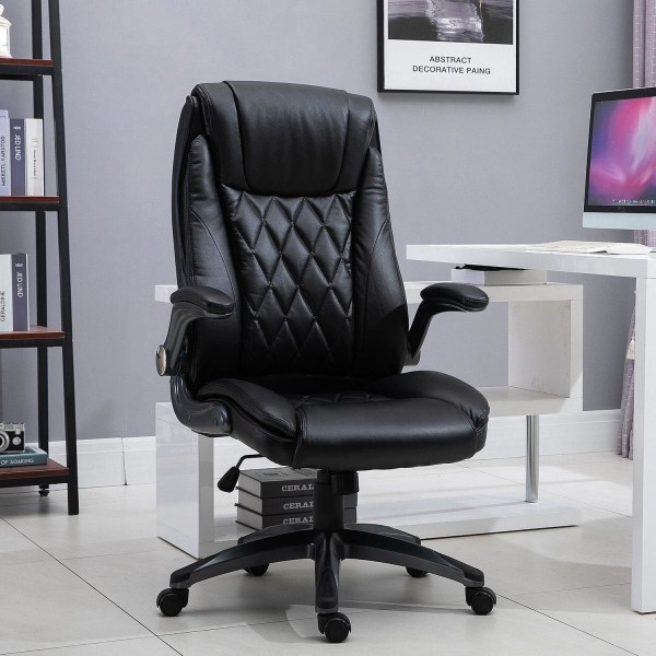 Rootz Executive Chair - Sort - Skum, Plast, Mdf - 27,36 cm x 29,