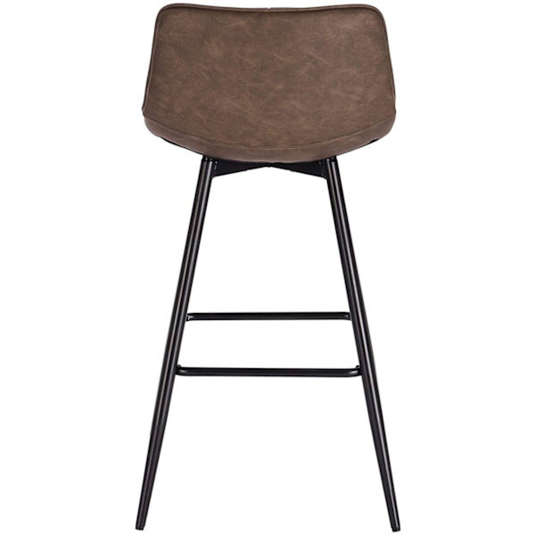 Rootz baarituoli - Designer-baarituoli, työpöytä - keinonahkaa, metallijalat - mukavat ja ergonomiset, tukevat ja kestävät, monipuoliset ja tyylikkäät