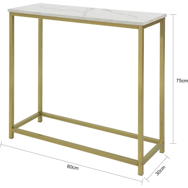 Rootz Konsolbord - Sidebord - Endebord - Entrebord Stuebord 80x30x75cm