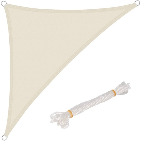Rootz Premium Sun Sail - Varjostuspurje - UV-suojakupu - 93 % UV Block - Vettä hylkivä - Helppo asennus - 5m x 5m x 7m