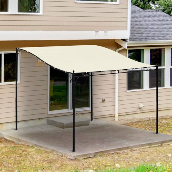 Rootz Roofing Pavilion - musta - metalli, polyesteri - 116,92 cm x 116,92 cm x 77,95 cm