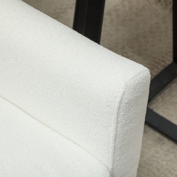 Rootz Wing Chair - fåtölj - klädd fåtölj - Maximal komfort - 72x75x89cm - vit
